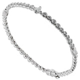 Louis Vuitton High Jewelry Diamond White Gold Tennis Bracelet 0002846