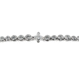Louis Vuitton High Jewelry Diamond White Gold Tennis Bracelet 0002846