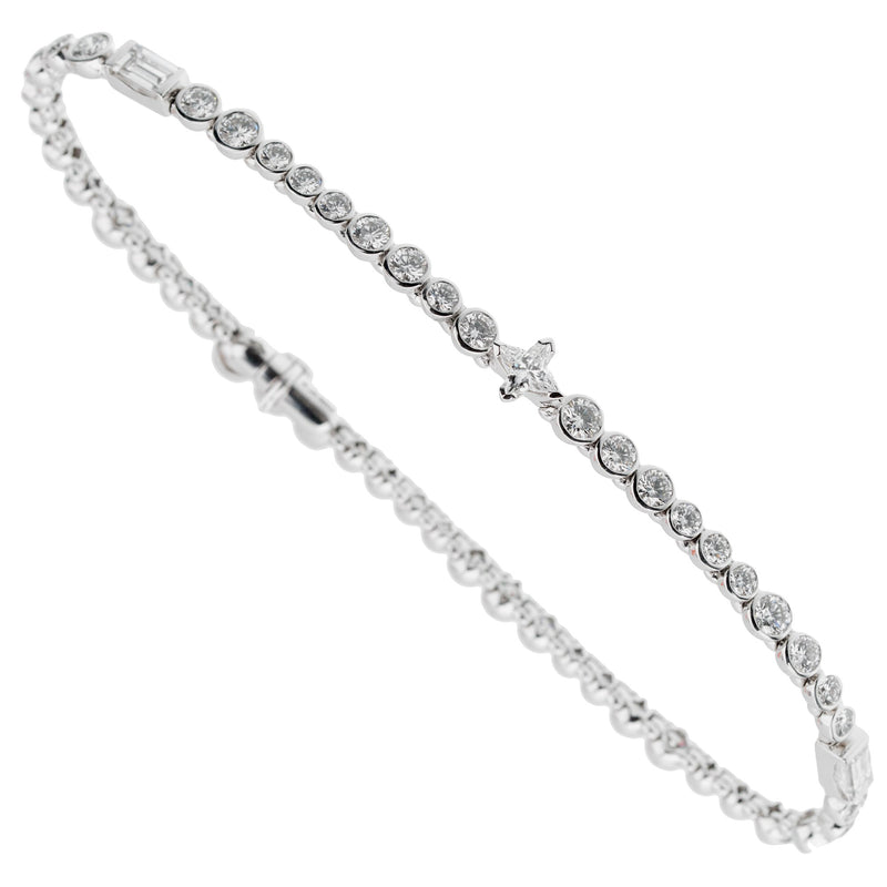 Louis Vuitton High Jewelry Diamond Tennis Bracelet