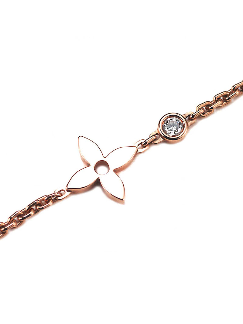 Louis Vuitton Idylle 18k Rose Gold Diamond Necklace