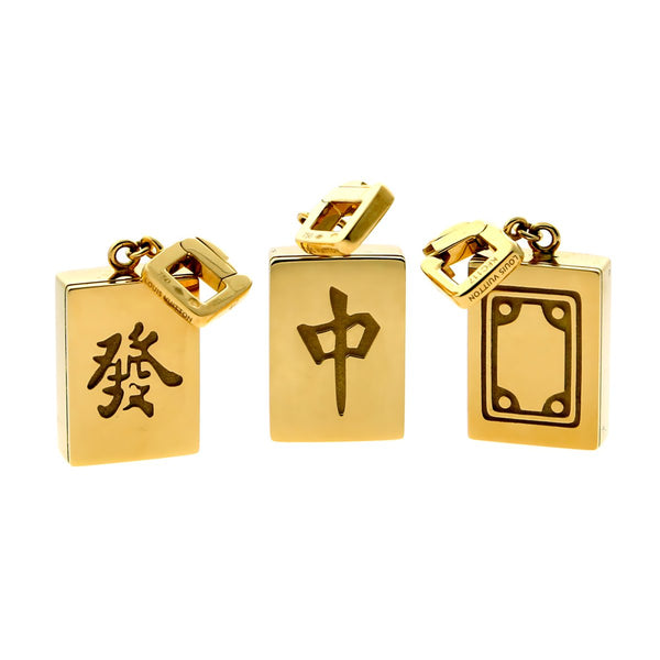 Louis Vuitton Limited Edition Mahjong Tile Gold Set 0000367