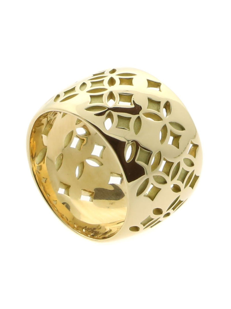 Louis Vuitton - Gold Louis Vuitton monogram ring on Designer Wardrobe