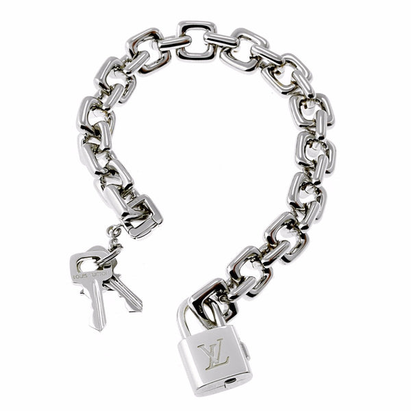 Louis Vuitton Padlock Gold Charm Bracelet – Opulent Jewelers