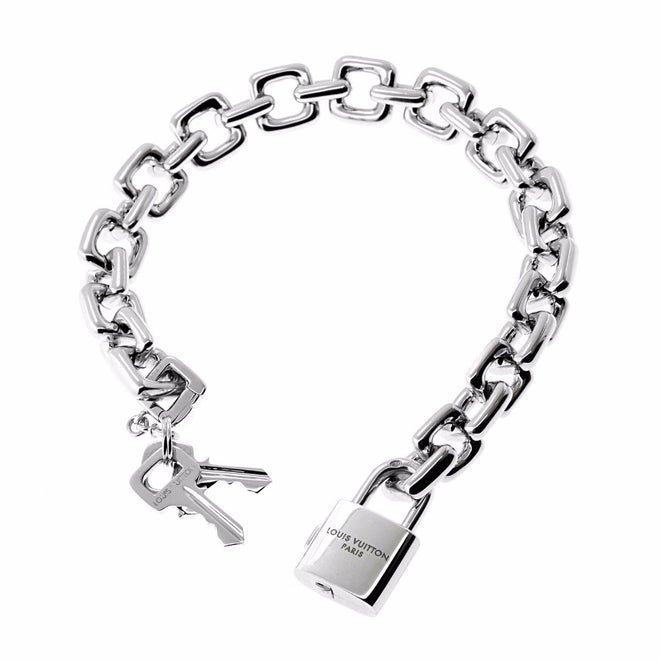 Louis Vuitton Padlock Gold Charm Bracelet – Opulent Jewelers