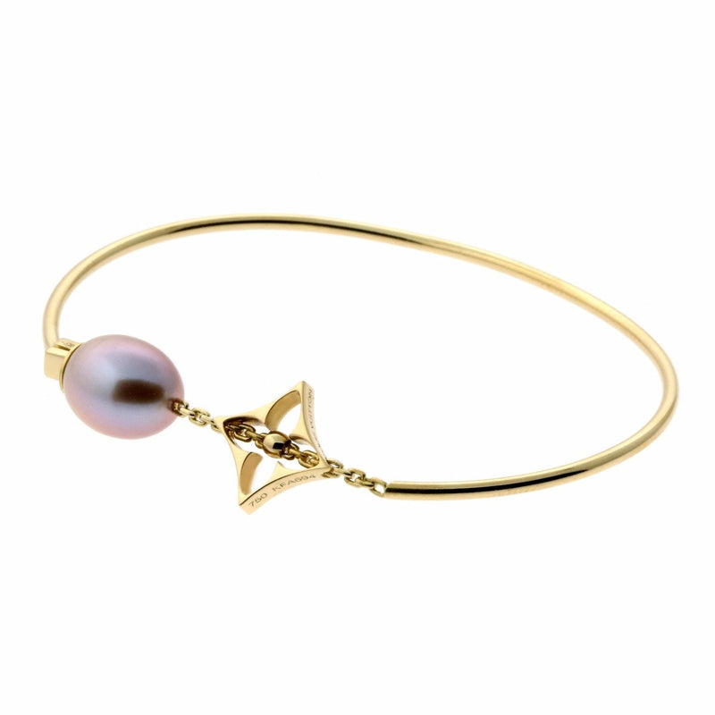 Louis Vuitton Pearl Monogram Yellow Gold Bracelet – Opulent Jewelers