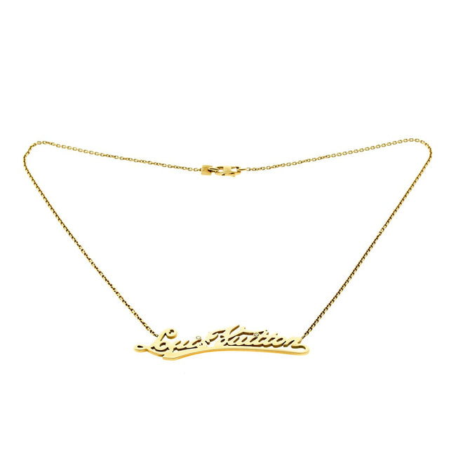 LOUIS VUITTON NECKLACE - GOLD-PLATED