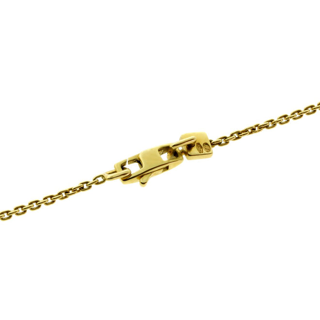 Louis Vuitton Signature Diamond Yellow Gold Necklace