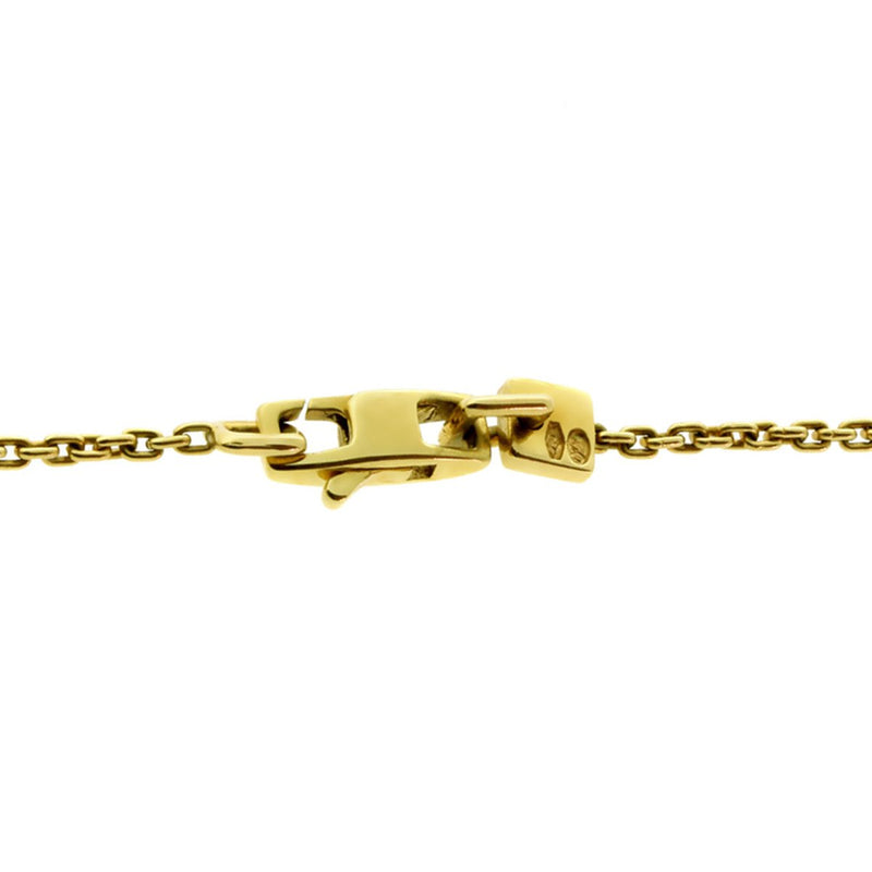 Louis Vuitton Signature Yellow Gold Diamond Necklace 0002172