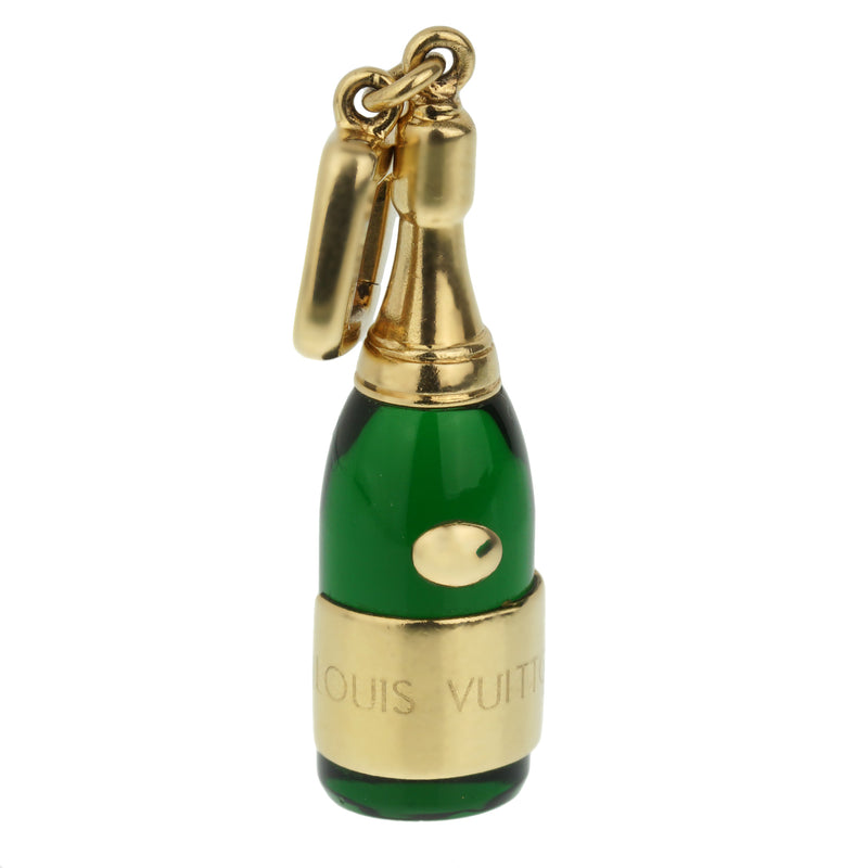 Louis Vuitton Yellow Gold Champagne Charm Pendant 1lvb1100