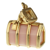 Louis Vuitton Yellow Gold Rose Quartz Bag Charm 18673han000