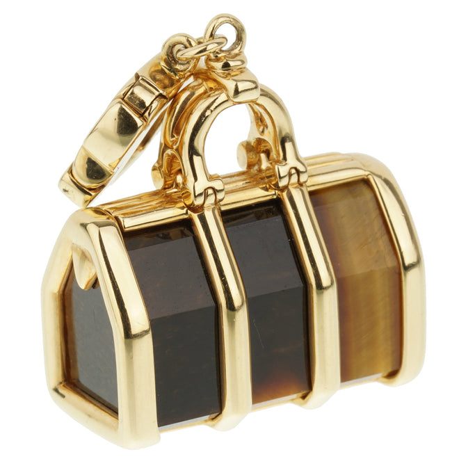 Louis Vuitton Heart Locket Yellow Gold Charm Pendant – Opulent Jewelers