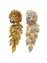 Magnificent Cartier Diamond Gold Earrings 0000074