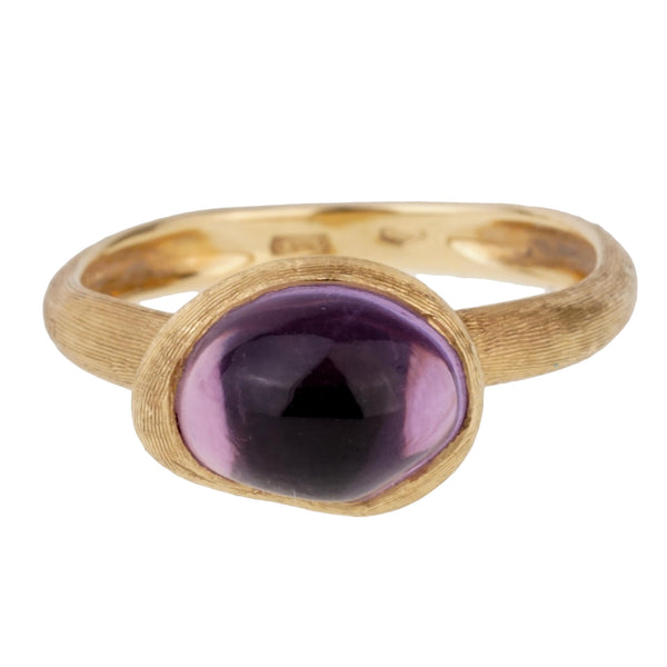 Marco Bicego Amethyst Gold Textured Ring 0001071