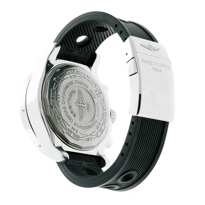 Mens Breitling Super Avenger Diamond Watch A13370 A13370