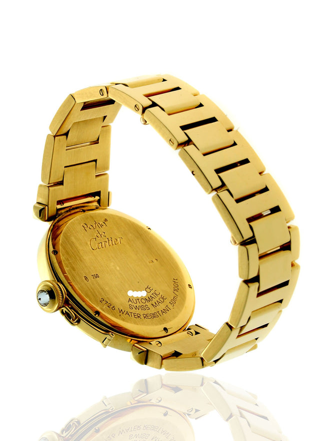 Mens Cartier Pasha Yellow Diamond Watch WJ1203H9 – Opulent Jewelers