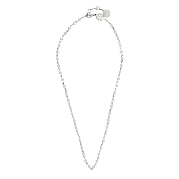 Mimi Milano Pearl White Gold Necklace 0001013