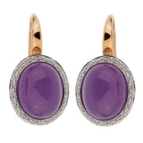 Mimi Milano Violet Jade Diamond Earring 0002494