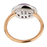 Mimi Milano Violet Jade Diamond Rose Gold Ring 0002502