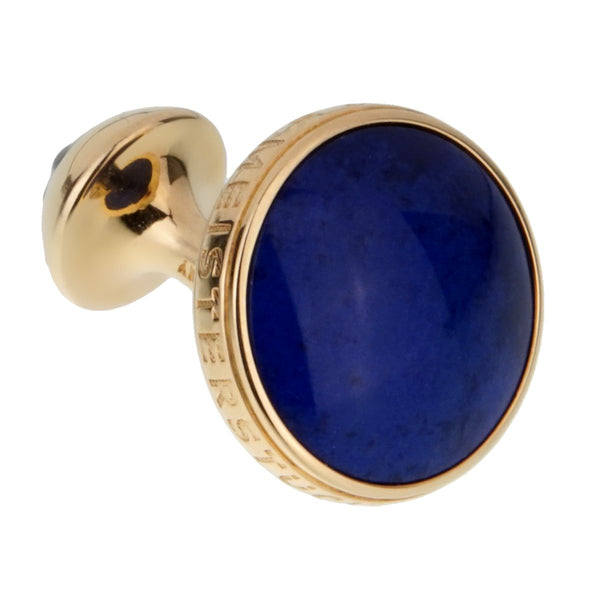 Montblanc Meisterstuck Yellow Gold and Lapis Cufflinks 0001548