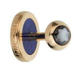 Montblanc Meisterstuck Yellow Gold and Lapis Cufflinks 0001548