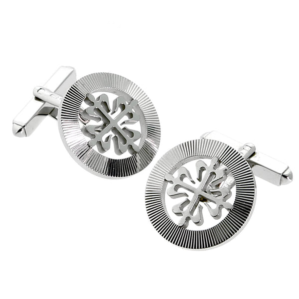 Patek Philippe Calatrava White Gold Cufflinks 0000307