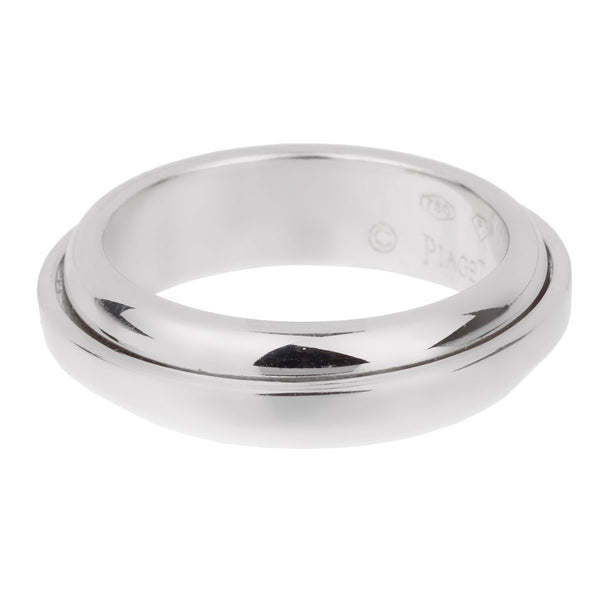 Piaget Possession White Gold Band Ring Sz 6 0001916