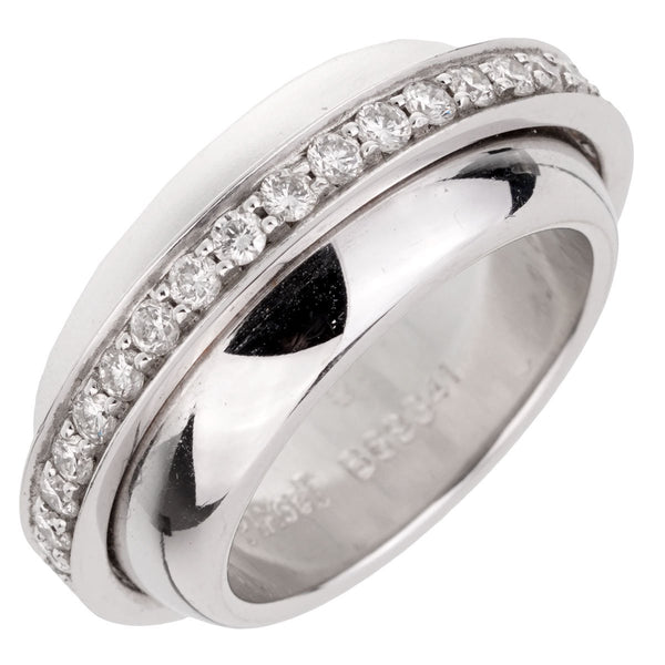 Piaget Possession White Gold Diamond Ring Sz 5 1/2 0001925