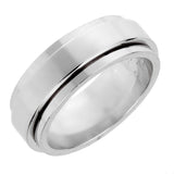 Piaget Possession White Gold Spinning Ring Sz 7 3/4 0001912