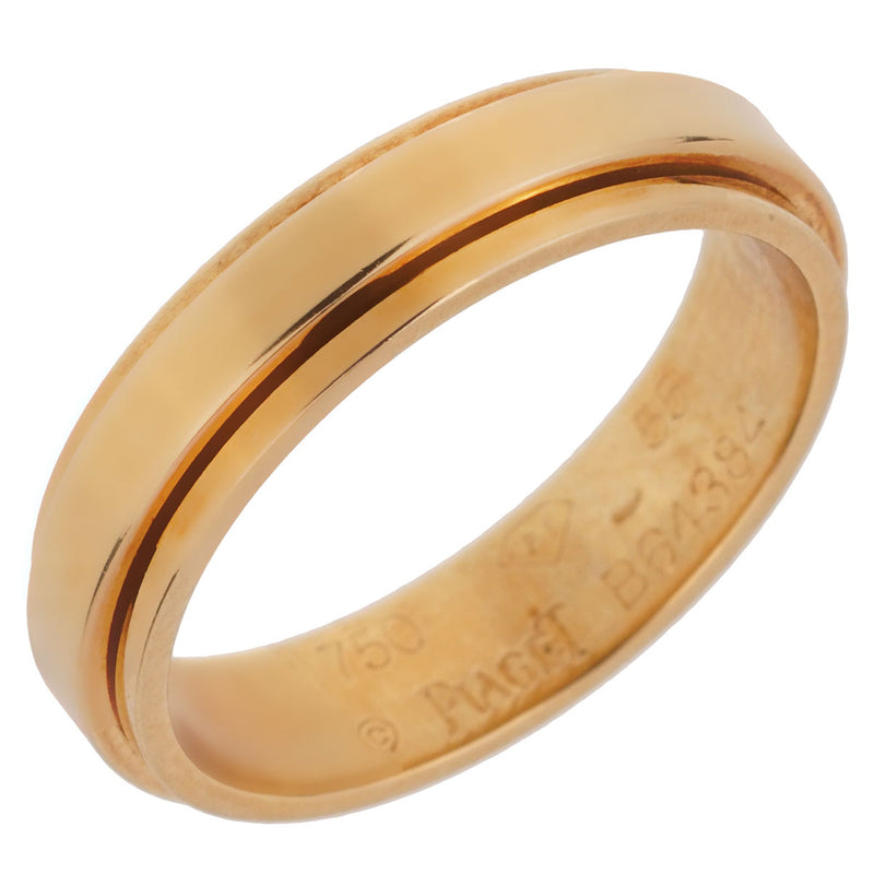 Piaget Possession Yellow Gold Spinning Band Sz 7 1969