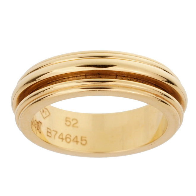 Piaget Possession Yellow Gold Spinning Ring Sz 6 0001924