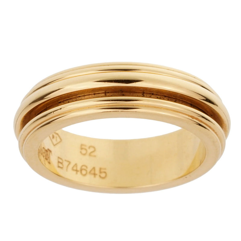 Piaget Possession Yellow Gold Spinning Ring Sz 6 0001924