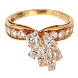 Piaget Vintage Cocktail Diamond Gold Ring 0001769