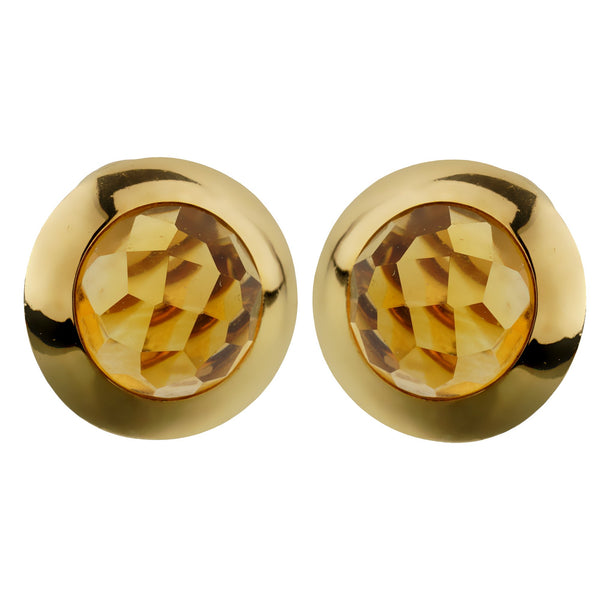 Pomellato 18ct Citrine Yellow Gold Clip On Earrings 0002839