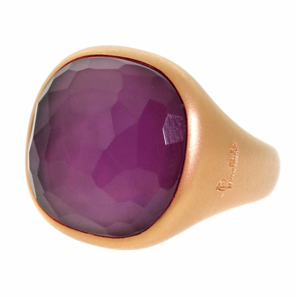 Pomellato Amethyst Rose Gold Gemstone Ring 0000553