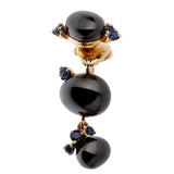 Pomellato Ceramic Sapphire Rose Gold Drop Earrings 0003128-29