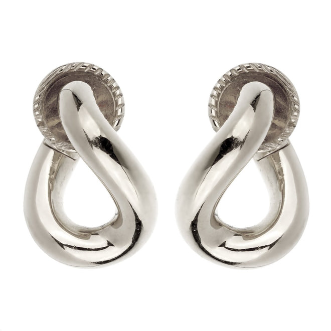 Pomellato  Chain Link White Gold Earrings 0002192