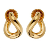 Pomellato Chain Link Yellow Gold Earrings 0002191