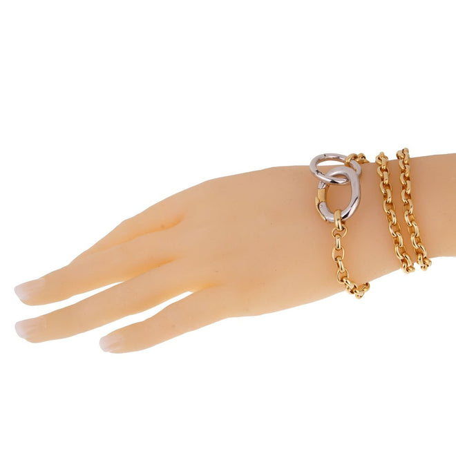 Pomellato Chain Link Yellow Gold Necklace 0000922