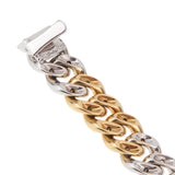 Pomellato Curb Diamond Yellow Gold Bracelet 0001752