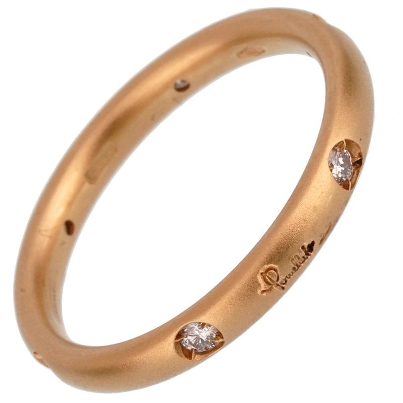 Pomellato Diamond Rose Gold Band Ring Sz 6 3/4 0002368