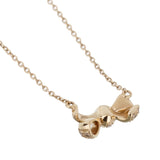 Pomellato Fancy Diamond Bow Yellow Gold Necklace 0002205