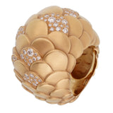 Pomellato Rose Gold Diamond Cocktail Ring Sz 5.5 0002371