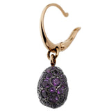 Pomellato Tabou Rose Gold Amethyst Drop Earrings 0003127