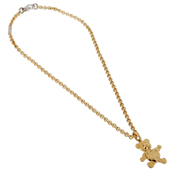 Pomellato Teddy Bear Charm Yellow Gold Necklace 0002206