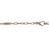 Pomellato Two Tone Chain Link Vintage Necklace 0002116