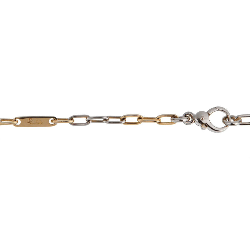Pomellato Two Tone Chain Link Vintage Necklace 0002116