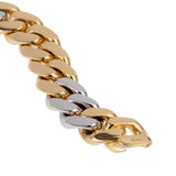 Pomellato Two Tone Cuban Link Bracelet 0001082