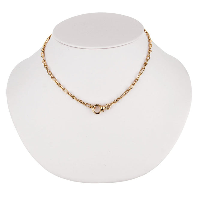 Pomellato Vintage Yellow Gold Chain Link Necklace 0002117