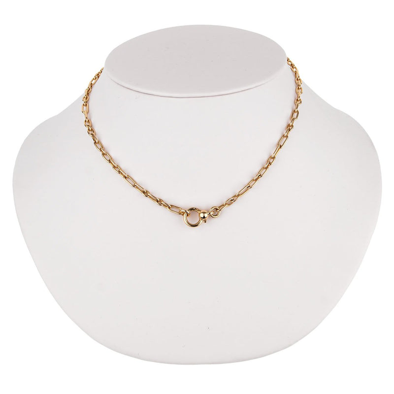 Pomellato Vintage Yellow Gold Chain Link Necklace 0002117