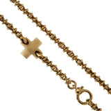 Pomellato Vintage Yellow Gold Cross Necklace 0003101